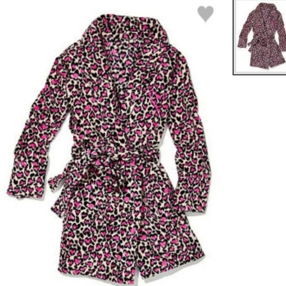 Pink Victoria Secret Robe leopard pink size XS/S